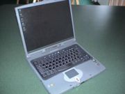 An Acer laptop with touchpad